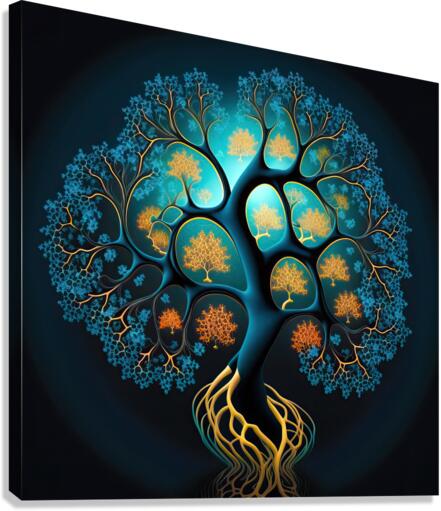 Fractal Tree 50 Canvas Print