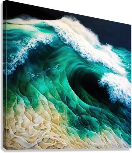 Ocean Waves 01 Canvas Print