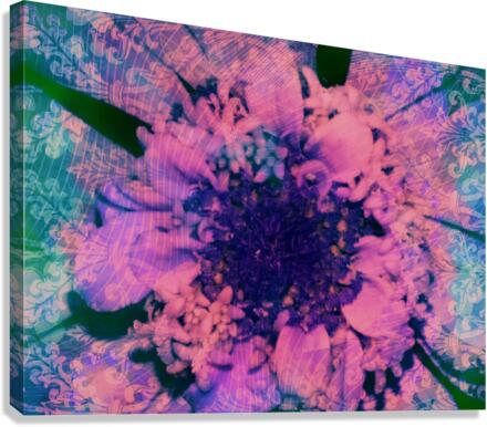 Flower textured Canvas Print