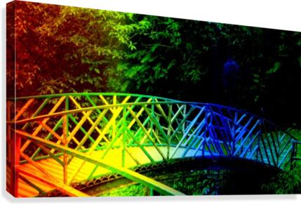Rainbow bridge Canvas Print