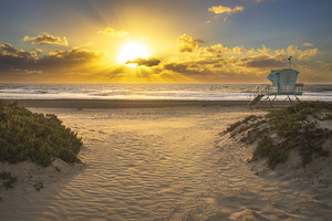 Sunrays at Carlsbad