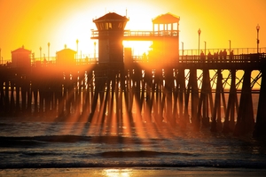 Sunset Pier Rays