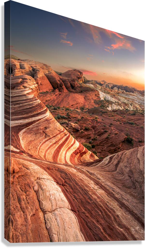 The Fire Wave Canvas Print