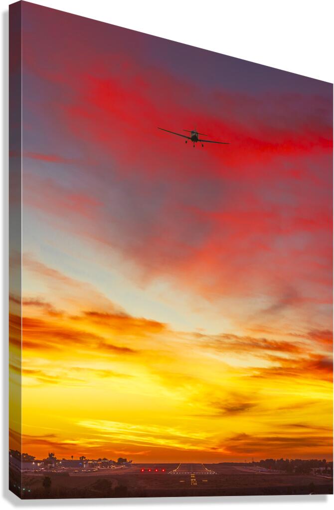 Sunset Landing Canvas Print