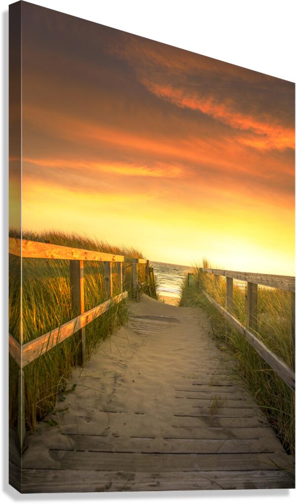 Breezy Bridge Canvas Print