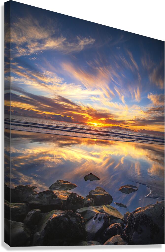 Low Tide Reflections Canvas Print