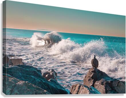 Christmas Wave Canvas Print