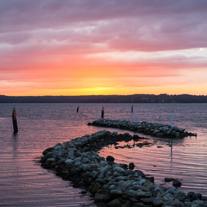 Breakwater Sunset