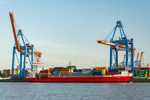 Container Terminal in Hamburg