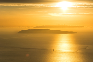 Island at Sunset