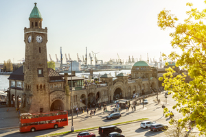 St. Pauli Landungsbrucken in Hamburg