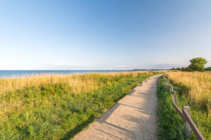 Footpath at the Baltic Sea