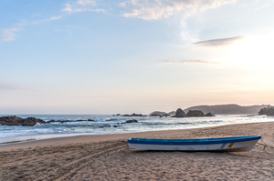 Boat at the Pacific
