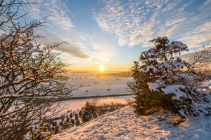 Winter in the Sawabian Alps