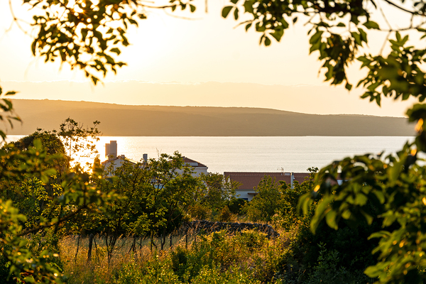 Sunrise in Nerezine on the island of Losinj in the Adriatic Sea Croatia Print