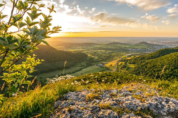 Rock Ledge Sunset Print