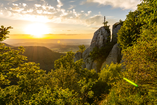 Sunset Mountain View Print