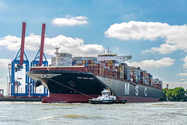 Parking a Container Vessel Print