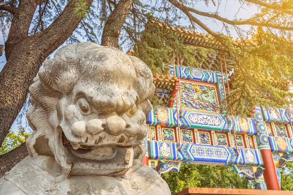 Chinese Temple by caladoart