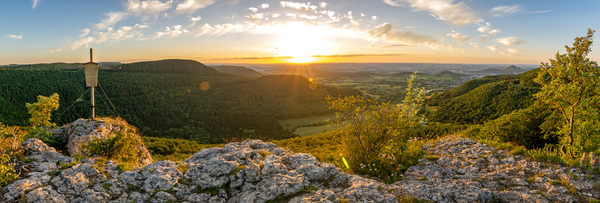 Rock Ledge Panorama Print