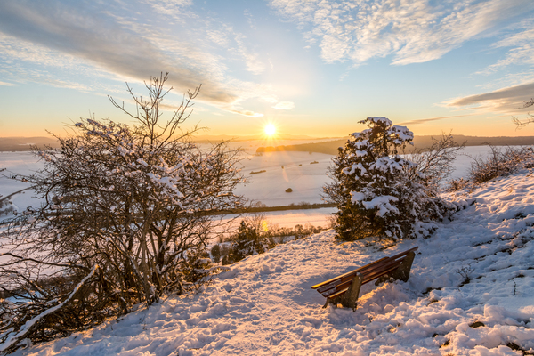 Winter Sunset Print