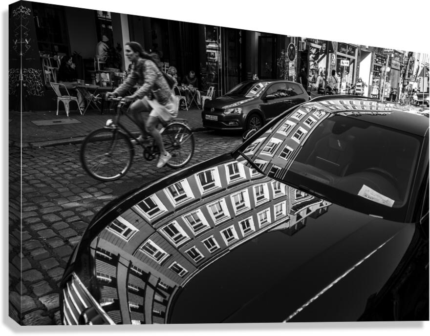 Bicycle Race Canvas Print
