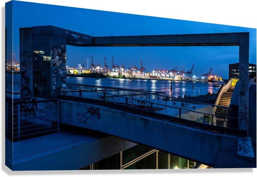 Dockland Frame Canvas Print
