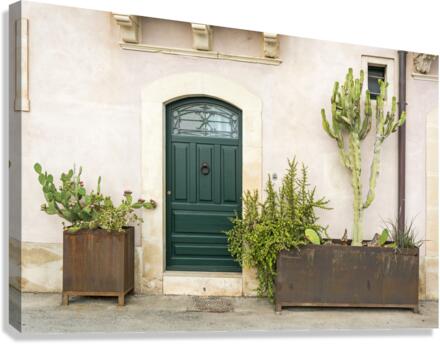 Mediterranean Facade Canvas Print