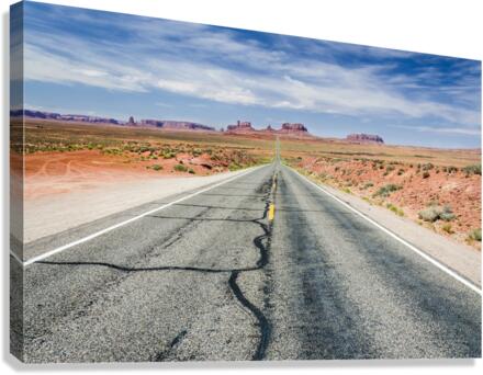 Desert Road Canvas Print