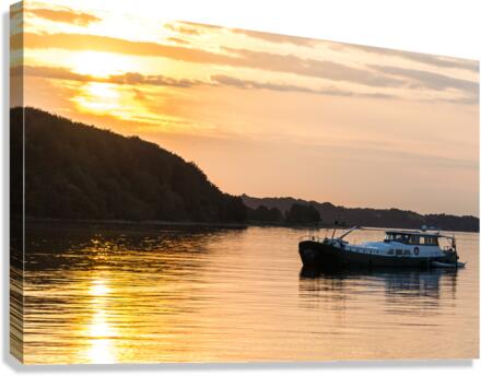 Houseboat Canvas Print