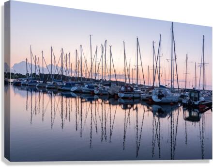 Sailing Reflection Canvas Print