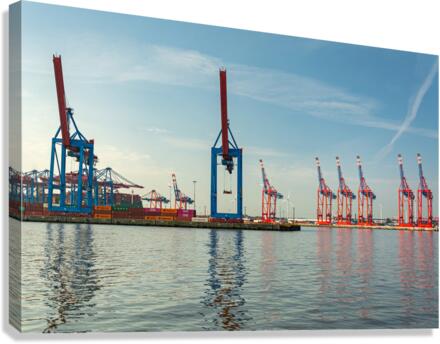 Harbor Geometry Canvas Print