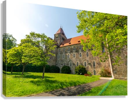 Historic monastery Breitenau in Guxhagen Germany Canvas Print