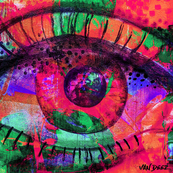 Went to sleep contact lenses in by Van Deez Artworks