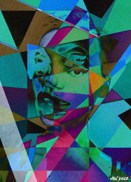 Multiple Faces by Van Deez Artworks