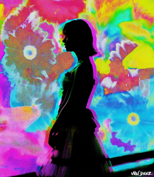 Flowerrescent by Van Deez Artworks