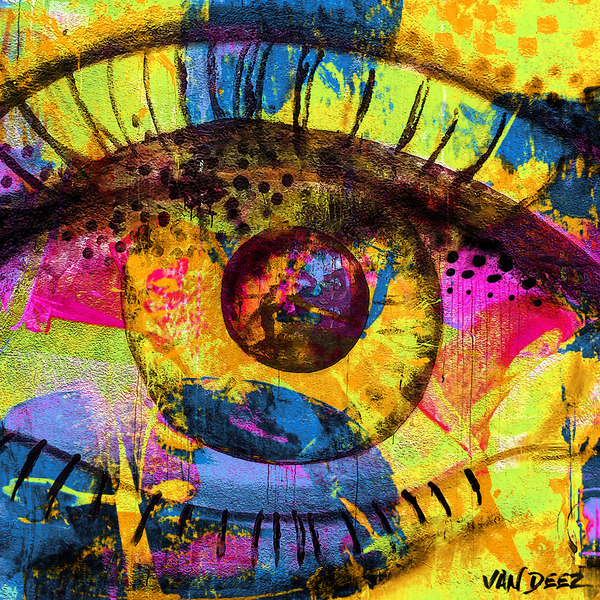 Went to sleep contact lenses in by Van Deez Artworks