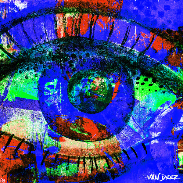 Went to sleep contact lenses in by Van Deez Artworks