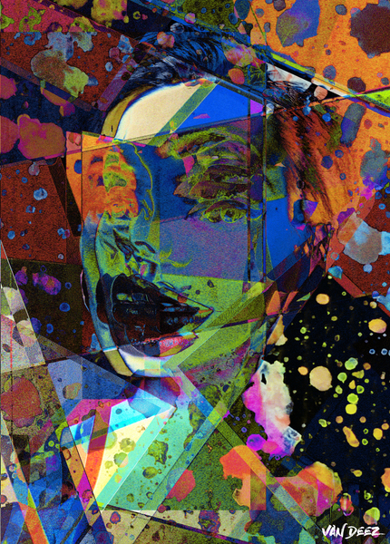 Multiple Faces by Van Deez Artworks