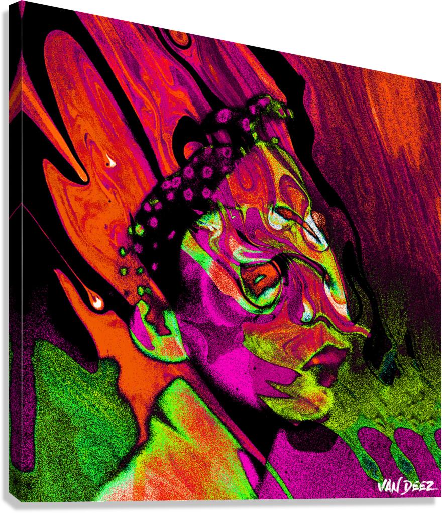 Van Dam Magera Mask Canvas Print