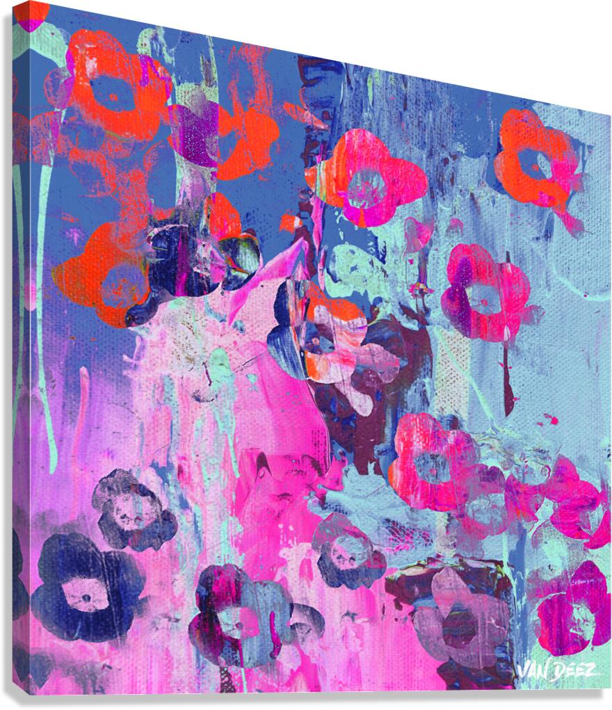 Flower Gunshot Canvas Print