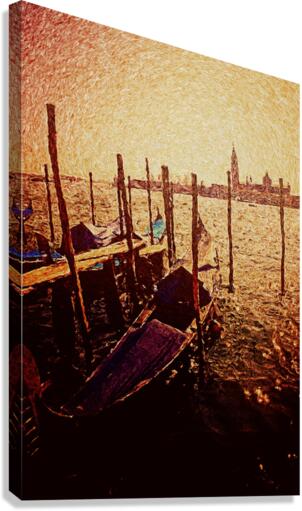 Gondolas Canvas Print