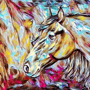 horse 4 oilpainting 1