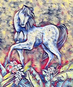 wild white dig gouache