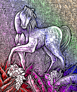 wild white dig multi