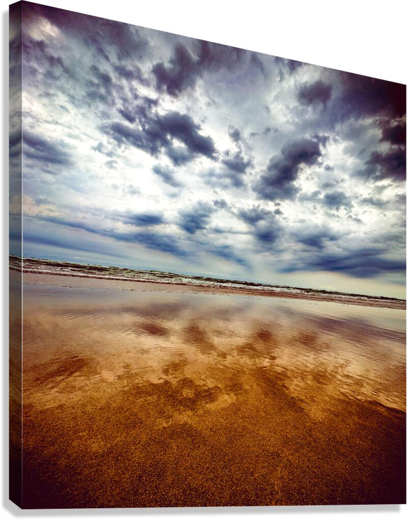 A walk on the beach Canvas Print