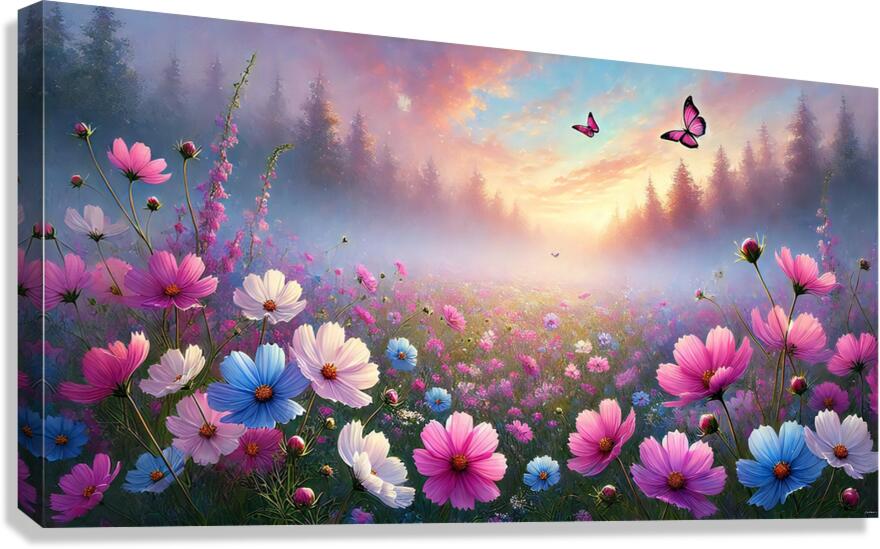 Dreamy Wildflower  Canvas Print