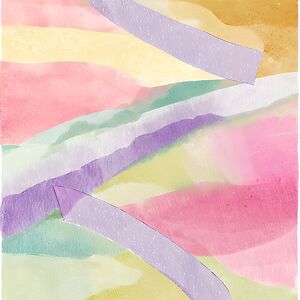 Waterfall: Cascading down from a towering mountain filling the air with cool refreshing mist.