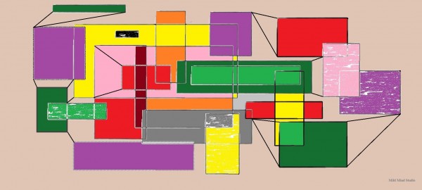 Color blocks Print
