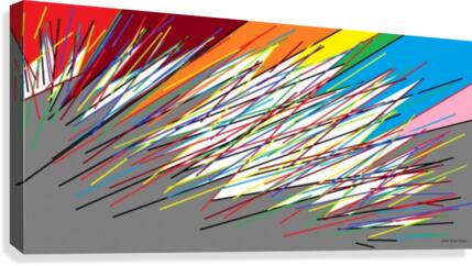 Pixels Canvas Print
